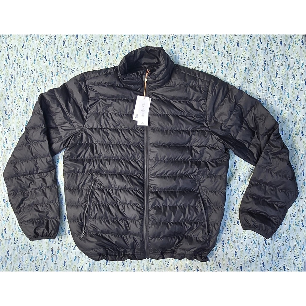 Quince Lightweight Packable Down Puffer Jacket Bl… - image 1